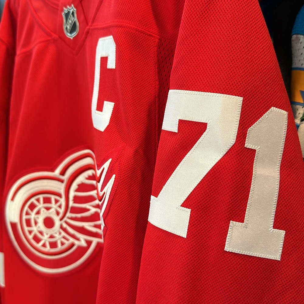 Dylan Larkin Detroit Red Wings Fanatics Home Premium Authentic '25 Jersey - Red - Picture 5 of 8